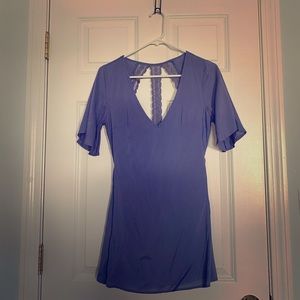 Purple sexy back TOBI dress (NWT)